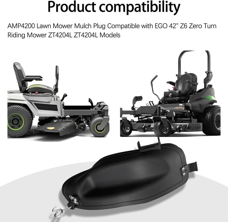 Kerlista Replacmentparts AMP4200 Turn Riding Mower Mulch Plug Compatible with 42 inch Z6 Zero Turn Riding Mower ZT4204L ZT4204L Models - Image 4